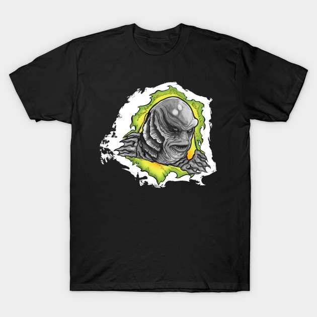 Skate Creature T-Shirt by SkipBroTees